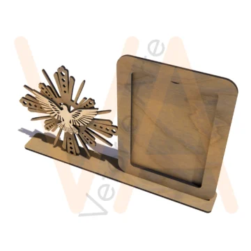 Vetor para CNC Laser - Retrato Espirito Santo - em MDF 03mm - Imagem 2