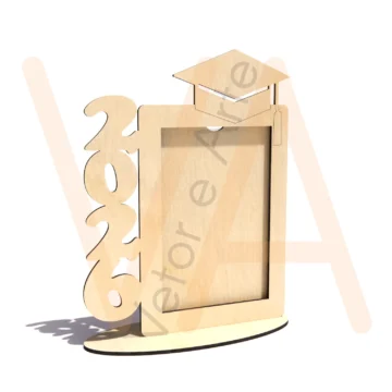 Vetor para CNC Laser - Retrato Formatura 2026 - em MDF 03mm