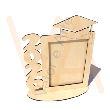 Vetor para CNC Laser - Retrato Formatura 2026 - em MDF 03mm - Imagem 2