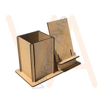 Vetor para CNC Laser - Canetas e Celular - em MDF 03mm