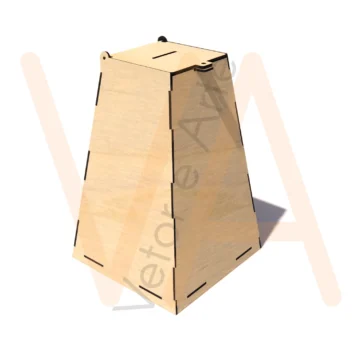 Vetor para CNC Laser - Urna 20cm