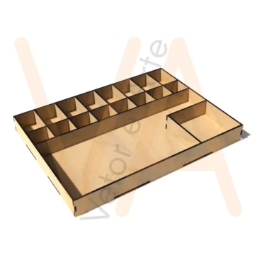 Vetor para CNC Laser - Bandeja Biju - em MDF 03mm