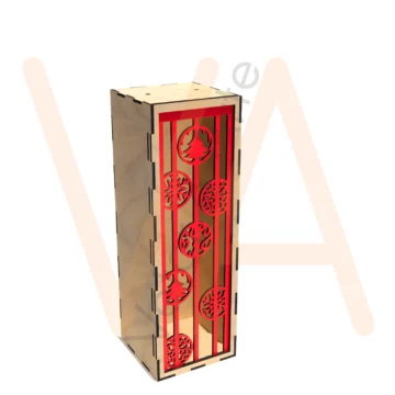 Vetor para CNC Laser - Wine Natal - em MDF 03mm