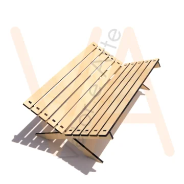 Vetor para CNC Laser - Manjedoura P - em MDF 03mm