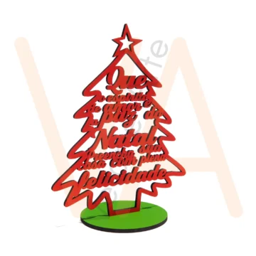 Vetor para CNC Laser - Árvore Bom Natal - em MDF 03mm