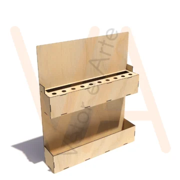 Vetor para CNC Laser - Organizador Perfume - em MDF 03mm