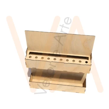 Vetor para CNC Laser - Organizador Perfume - em MDF 03mm - Imagem 2